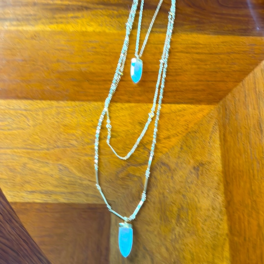 16-34 3 strand necklace. Stella and Dot brand